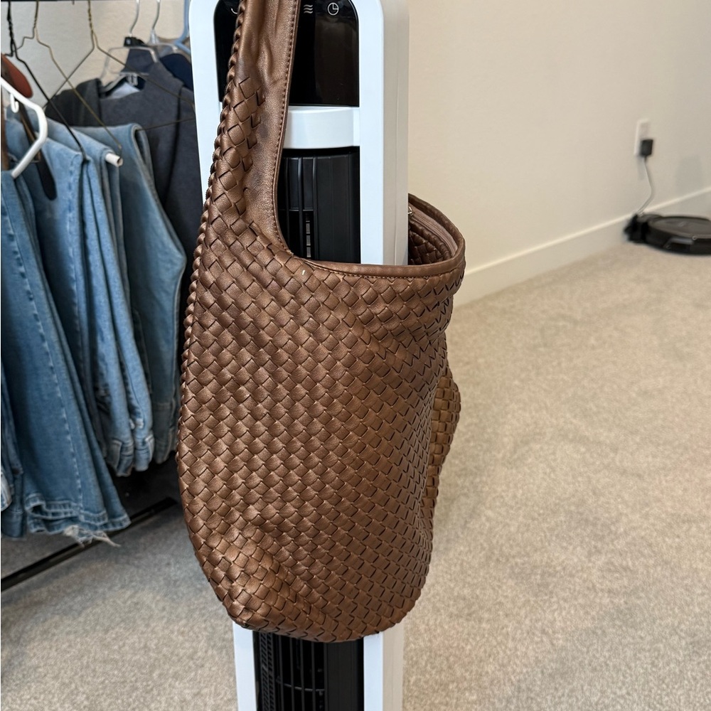 Apt. 9 Chic Brown Woven Hobo Bag - Picture 6 of 11